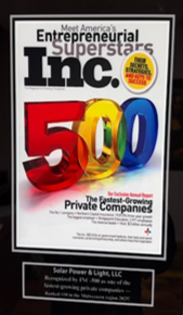 Inc. 500 Award